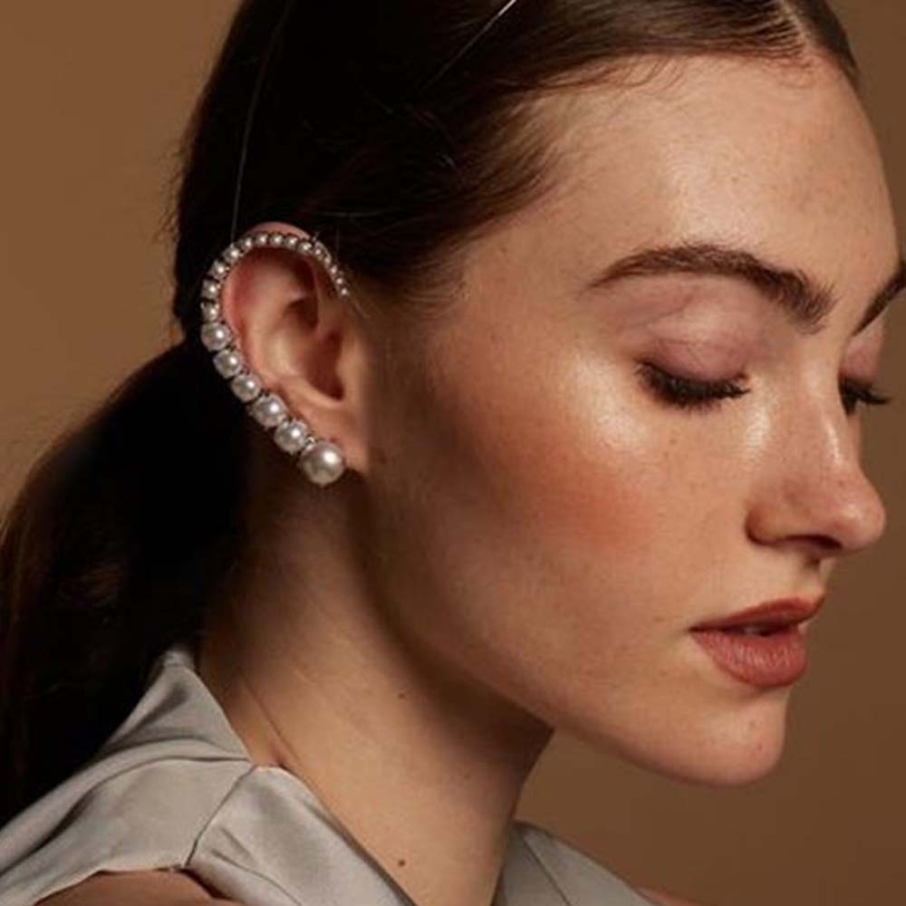 Pearl Stud Earrings - مشابك أذن لؤلؤ من الستونيفان بدون