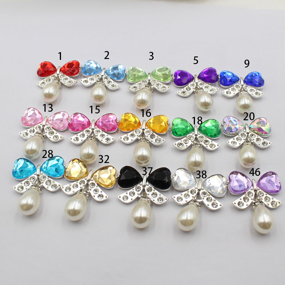 Pearl Stud Earrings - المبيعات المباشرة لـ 5 قطع/مجموعة فيونكة