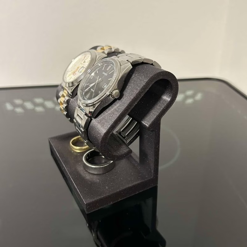 Jewelry And Watches Box - حامل عرض مزدوج للساعات والمجوهرات، منظم