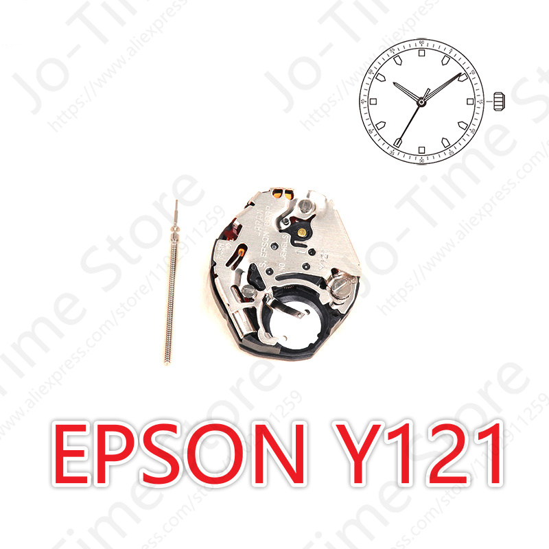 حركة ساعة كوارتز Y121 مع عمود  - مراجعة Jewels In Quartz Watches وسعره