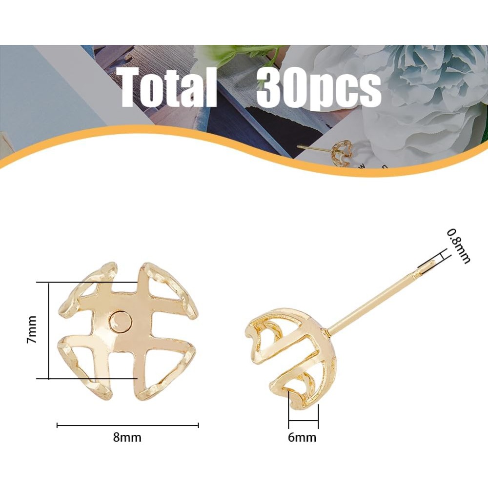 30 قطعة القرط تصاعد 4-القلب ال - مراجعة Pearl Stud Earrings وسعره