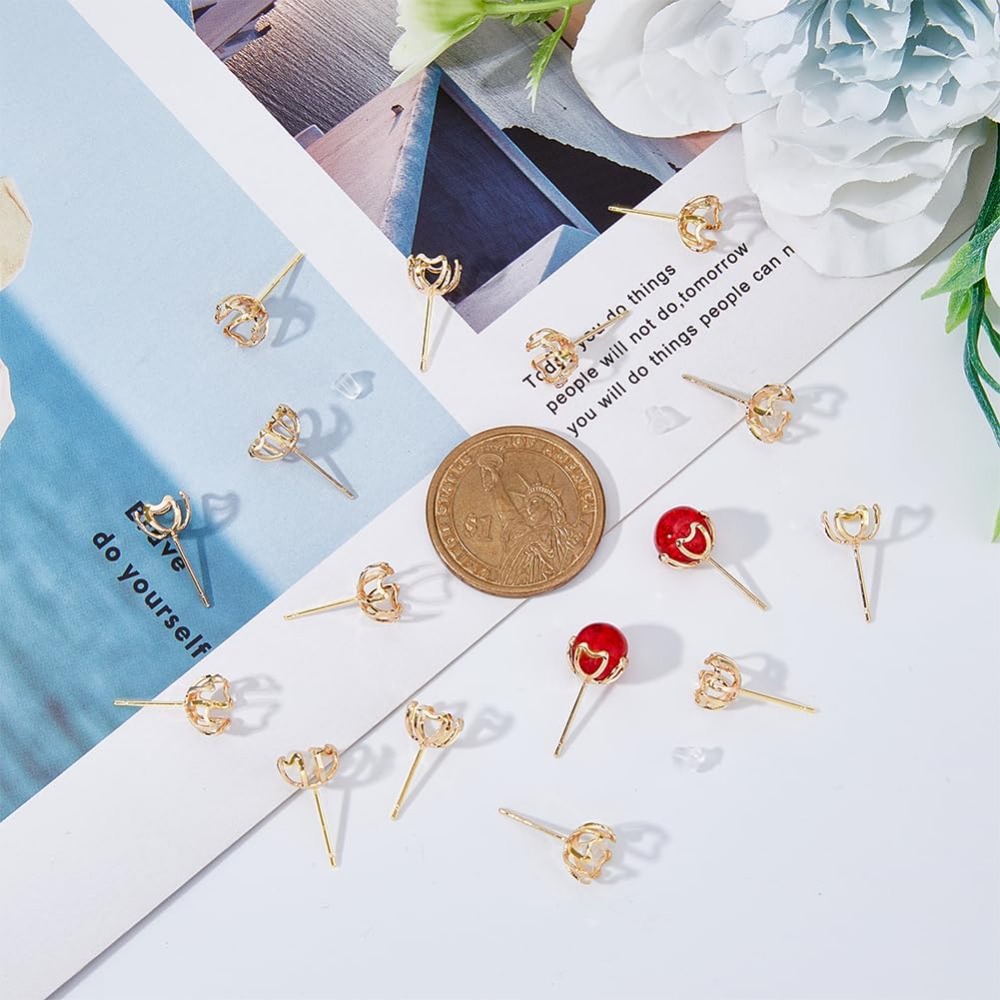 30 قطعة القرط تصاعد 4-القلب ال - مراجعة Pearl Stud Earrings وسعره