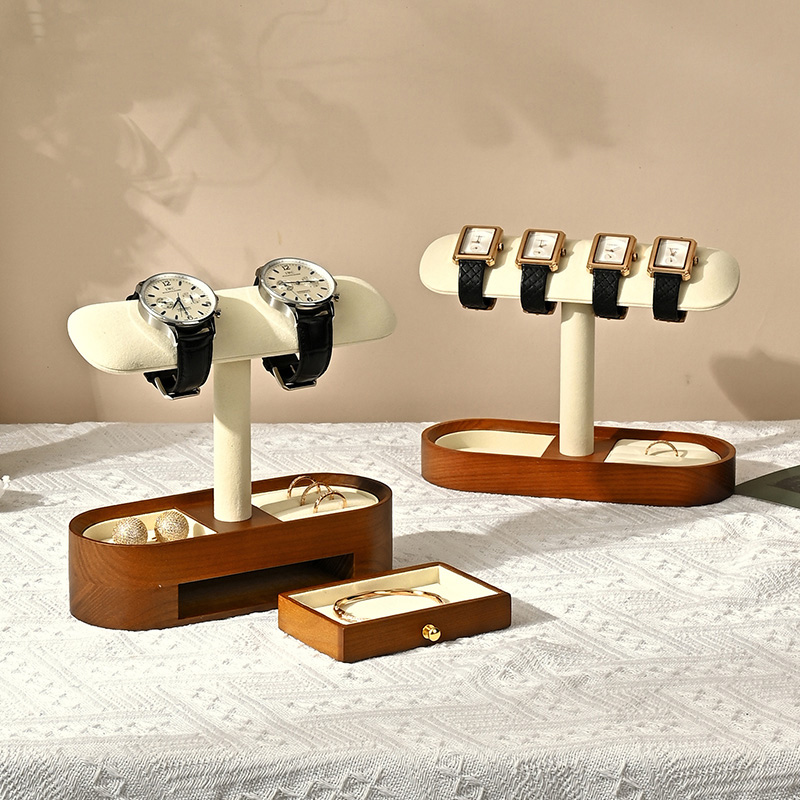 Oirlv خشب متين ساعة منظم الرف  - مراجعة Jewelry And Watches Box وسعره