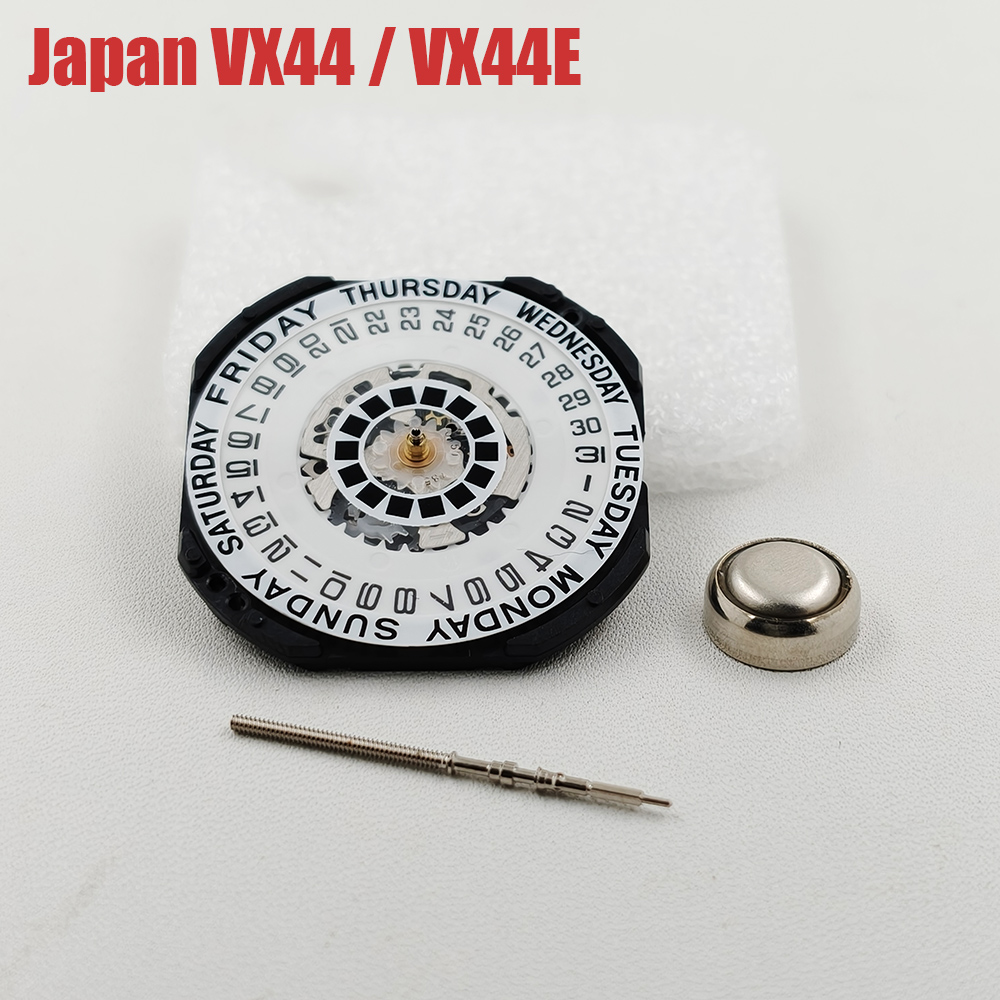 حركة ساعة يابانية كوارتز VX44  - مراجعة Jewels In Quartz Watches وسعره