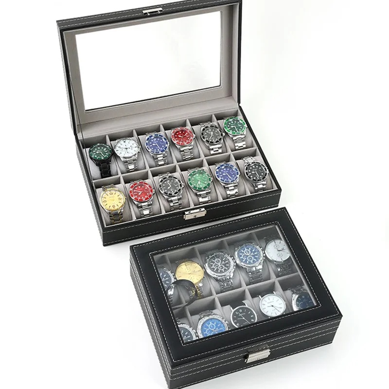 صندوق عرض من الجلد الصناعي متع - مراجعة Jewelry And Watches Box وسعره