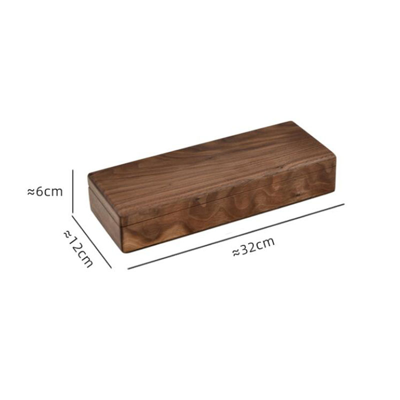 الجوز الأسود الراقية صندوق تخز - مراجعة Jewelry And Watches Box وسعره