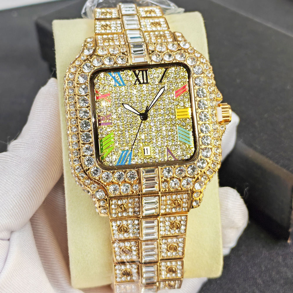 ساعة رجالية مرصعة بالألماس بال - مراجعة Jewelry Watches Brands وسعره
