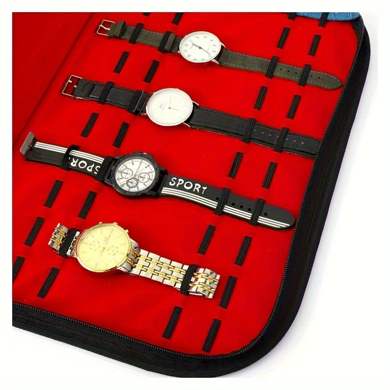 حقيبة تخزين ساعات بـ 20 فتحة،  - مراجعة Jewelry And Watches Box وسعره