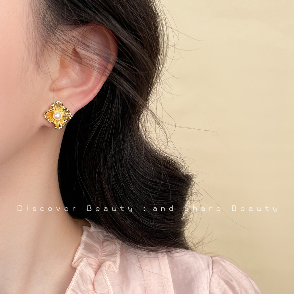 إكسسوارات DIY أقراط لؤلؤ الميا - مراجعة Pearl Stud Earrings وسعره