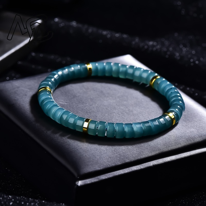 سوار من خرز اليشم الطبيعي الأز - مراجعة Jewelry & Watches Spółka Z Ograniczoną Odpowiedzialnością وسعره