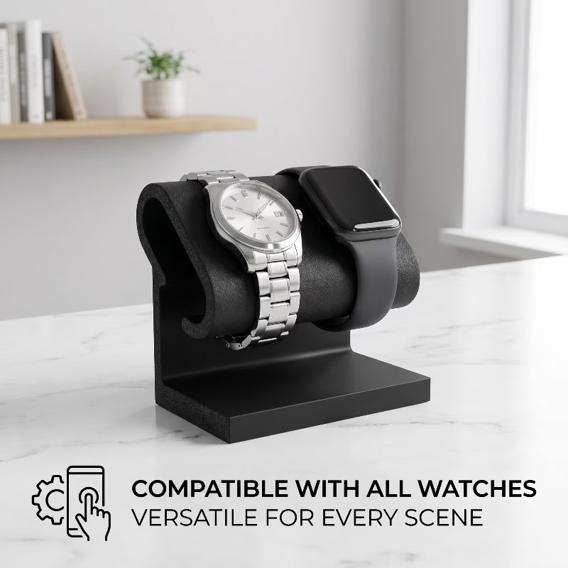 حامل عرض مزدوج للساعات والمجوه - مراجعة Jewelry And Watches Box وسعره