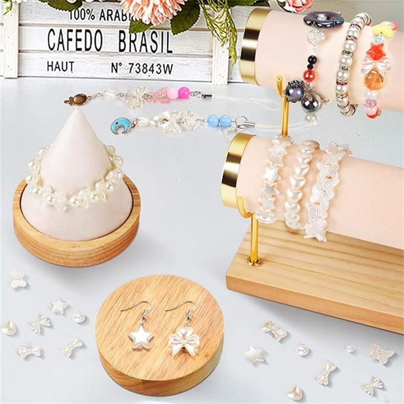 20 قطعة/الحقيبة شريط أكريليك ا - مراجعة Pearl Stud Earrings وسعره