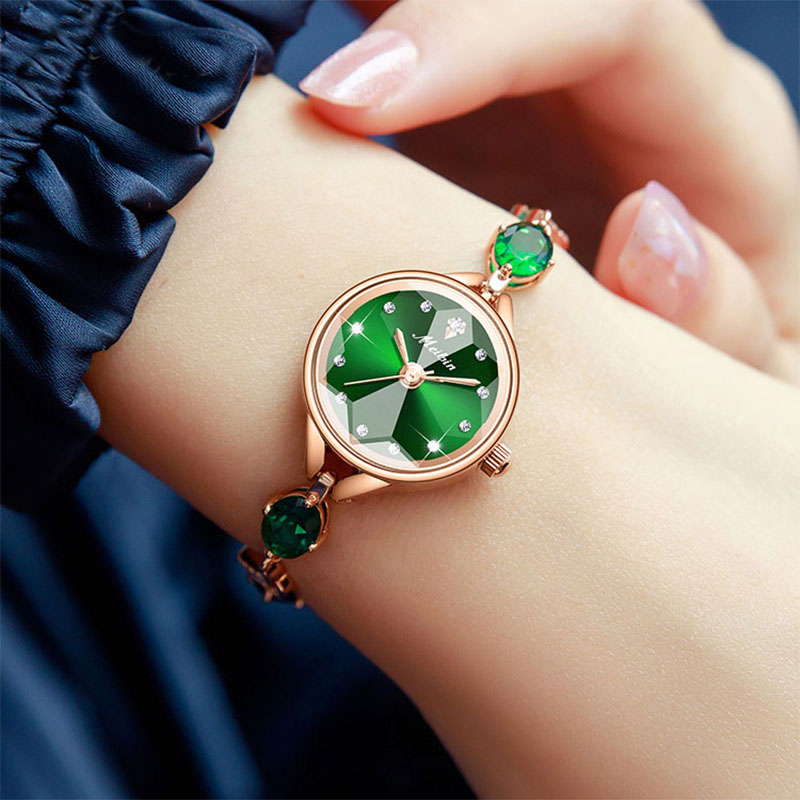 ساعة كوارتز للسيدات بقرص ثماني - مراجعة Jewelry Watches Brands وسعره