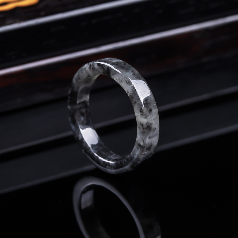 خاتم من اليشم الأسود البورمي ا - مراجعة Jewelry & Watches Spółka Z Ograniczoną Odpowiedzialnością وسعره