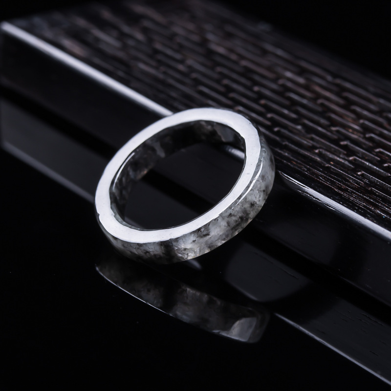 خاتم من اليشم الأسود البورمي ا - مراجعة Jewelry & Watches Spółka Z Ograniczoną Odpowiedzialnością وسعره