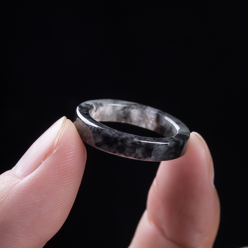 خاتم من اليشم الأسود البورمي ا - مراجعة Jewelry & Watches Spółka Z Ograniczoną Odpowiedzialnością وسعره